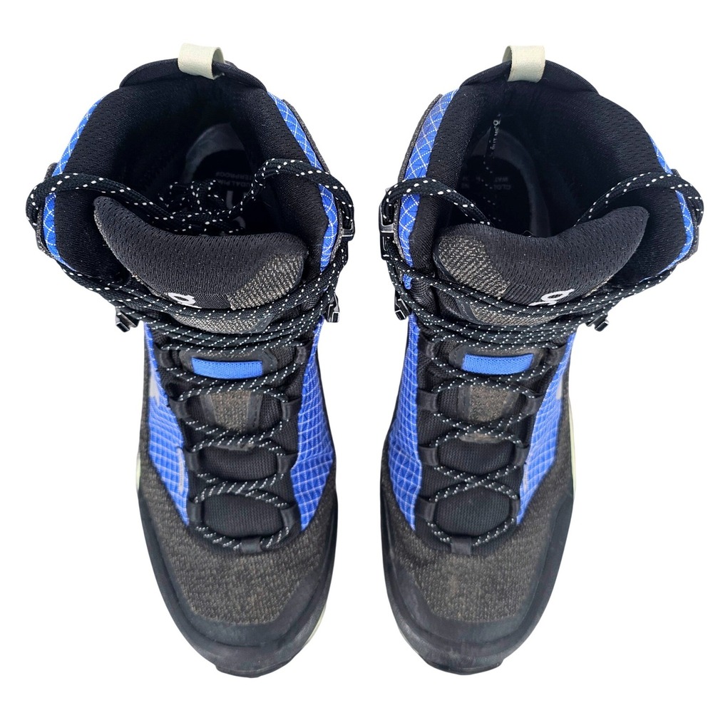 On Cloud Cloudrock 2 Waterproof Hiking Boots Blue Black 3WD10841198 Women's 8.5 - Picture 3 of 8